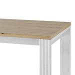 Bureau d'angle Jasmund Imitation pin blanc