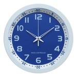 Horloge murale WT 8971 Matière plastique - Bleu / Blanc