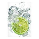 Magneetbord Lime Bubbles staal/speciale vinylfolie - groen - 60 x 90 cm