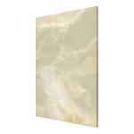 Tableau magnétique Onyx Marmor Creme Acier / Film vinyle - Beige - 40 x 60 cm