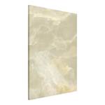 Magneetbord Onyx Marmer Creme staal/speciale vinylfolie - beige - 40 x 60 cm