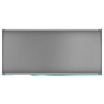 Magneetbord Turquoise Design staal/speciale vinylfolie - turquoise/wit