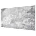 Magnettfafel Shabby Betonoptik Stahl / Vinyl-Spezialfolie - Grau - 78 x 37 cm