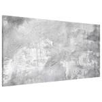 Magnettfafel Shabby Betonoptik Stahl / Vinyl-Spezialfolie - Grau - 78 x 37 cm