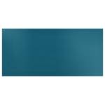Tableau magnétique Colour Acier / Film vinyle - Bleu pétrole - 78 x 37 cm