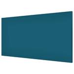 Tableau magnétique Colour Acier / Film vinyle - Bleu pétrole - 78 x 37 cm