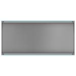 Magneetbord Colour staal/speciale vinylfolie - Turquoise - 78 x 37 cm