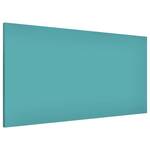 Magneetbord Colour staal/speciale vinylfolie - Turquoise - 78 x 37 cm