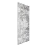 Magneetbord Shabby Betonoptik staal/speciale vinylfolie - grijs - 37 x 78 cm