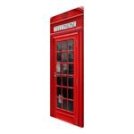 Magneetbord Telephone staal/speciale vinylfolie - rood