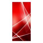 Tableau magnétique Red Heat Acier / Film vinyle - Rouge - 37 x 78 cm