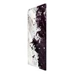 Magneetbord Milk & Coffee staal/speciale vinylfolie - zwart/wit - 37 x 78 cm