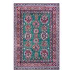 Laagpolig vloerkleed Aren Kazak polyester - groen/rood - 160 x 230 cm