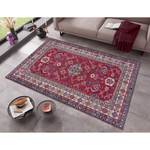 Kurzflorteppich Maschad Orkun Polyester - Rot / Mehrfarbig - 160 x 230 cm