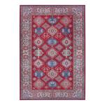Tapis Bedri Kazak Polyester - Rouge / Multicolore - 80 x 150 cm