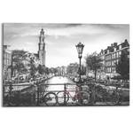 Wandbild Die Amsterdam von Grachten
