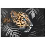 Wandbild Leopard III Mehrfarbig