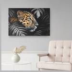 Wandbild Leopard III Mehrfarbig
