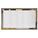 Leinwandbild Goldene Quadrate Leinwand - Gold