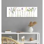 Wandbild Blumen I Weiß