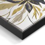 Afbeelding Gouden Bloesems canvas - goudkleurig