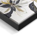 Afbeelding Gouden Bloesems canvas - goudkleurig