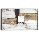 Impression sur toile Center Square Toile - Marron