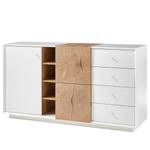 Sideboard Crecora II Weiß / Eiche Dekor