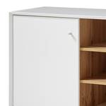 Dressoir Crecora I wit/eikenhouten look