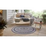 Tapis Hauville Polypropylène - Gris / Argenté - Diamètre : 120 cm