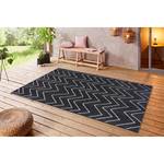 Tapis Curel Polypropylène - Noir / Crème - 200 x 290 cm