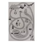 Tapis enfant Douelle Polypropylène - Crème / Noir - 120 x 170 cm