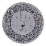 Kindervloerkleed Lioux polypropeen - Zilverkleurig/grijs - Diameter: 160 cm
