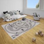 Tapis enfant Douelle Polypropylène - Crème / Noir - 80 x 150 cm