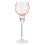 Windlicht Manou I (3-teilig) Glas - Rosa