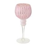 Windlicht Manou VIII (3-delig) glas - roze