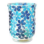 Windlicht Mosaik (2-delig) glas - blauw