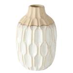 Vase Malia I Steingut - Creme