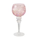 Windlicht Manou VI (3-teilig) Glas - Rosa
