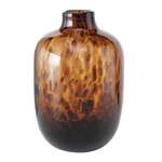 Vase Leopard Verre - Marron