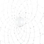 Attrape-rêves Romance Plumes - Blanc - Diamètre : 26 cm