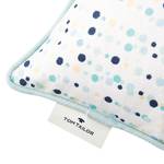 Housse de coussin Dotty Lines Polyester - Vert menthe