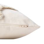 Federa per cuscino Fluffy Rhombus Poliestere / Cotone - Bianco crema