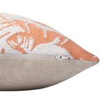 Housse de coussin Highlight Leaves II Coton / Polyester - Orange