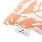 Housse de coussin Highlight Leaves II Coton / Polyester - Orange