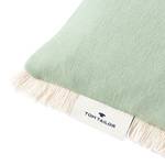 Housse de coussin Fringed Cotton Coton - Vert