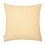 Housse de coussin Fresh-Stripe II Polyester - Jaune