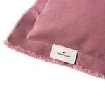 Kussensloop Washed Fringes katoen/polyester - Oud pink