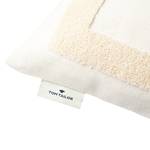 Housse de coussin Case Polyester / Coton - Blanc laine