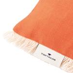 Kissenbezug Fringed Cotton Baumwolle - Orange